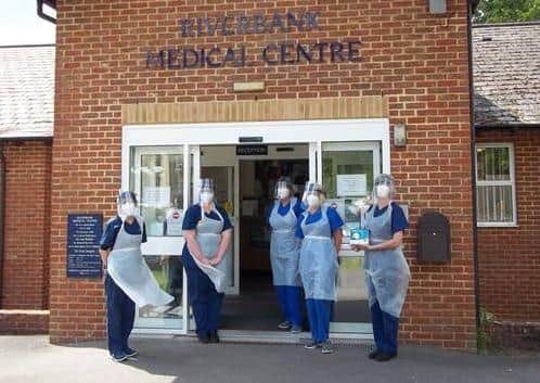 PPE has been supplied to local nursing homes and to Riverbank Medical Centre