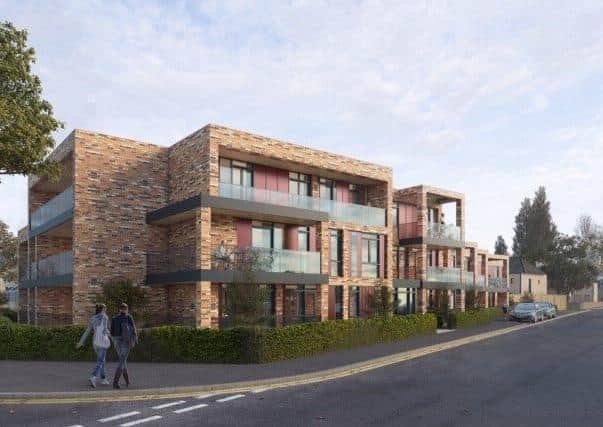 An artists' impression of the finished building in Ravens Road, Shoreham