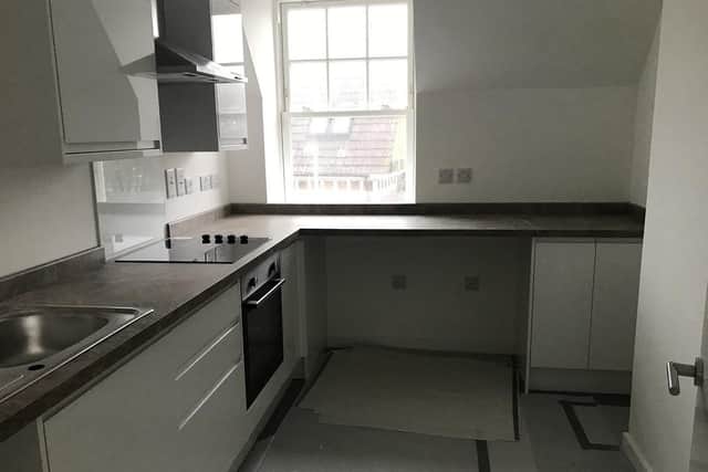 A new kitchen in the Downview development