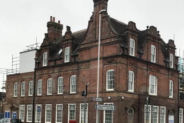 The Downview Pub in Worthing is being converted