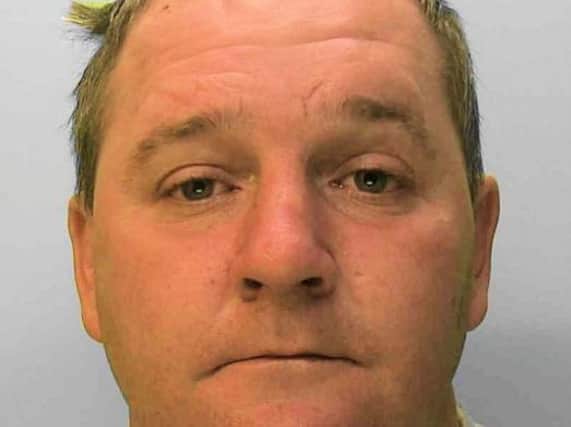 Justin Goulding, 41, of Grove Road in Portland, was jailed for nearly six years. Photo: Sussex Police