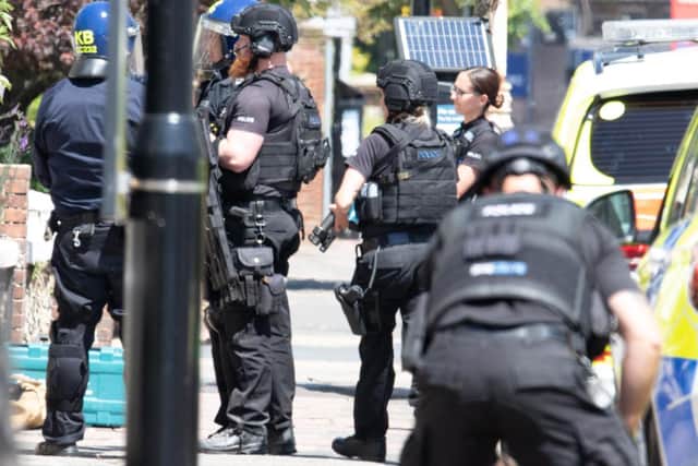 Armed police in Eastbourne - Man arrested after 'domestic incident'