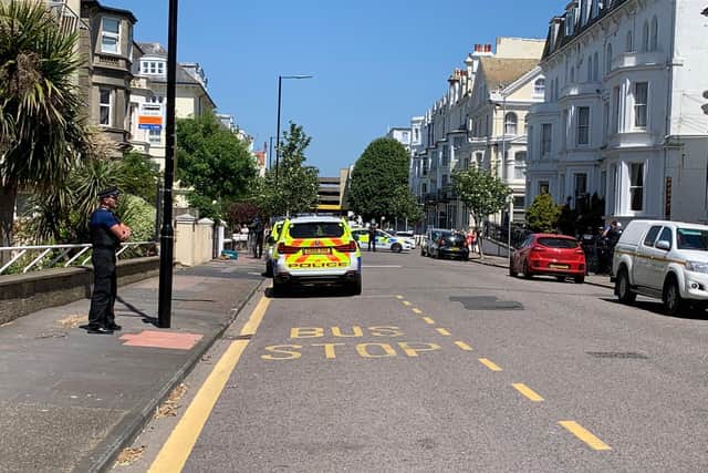 Armed police dealing with ongoing incident in Eastbourne