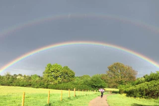 Double rainbow Chesworth Farm