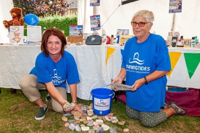 Moira Gardner, community fundraising officer, left, and volunteer Janet Green at last year's Littlehampton Town Show, promoting Turning Tides. Picture: Scott Ramsey