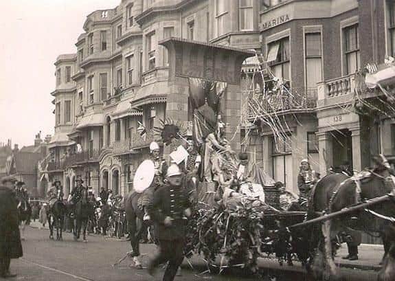 Roy Penfold had this one Hastings Carnival photo dating back to 1923 in his collection