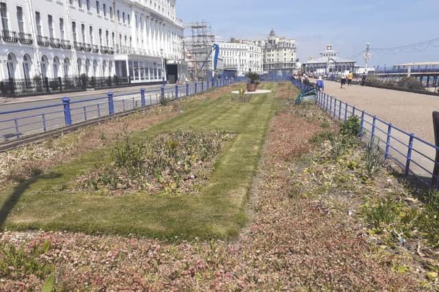 Eastbourne's Carpet Gardens have suffered due to coronavirus SUS-200527-143829001