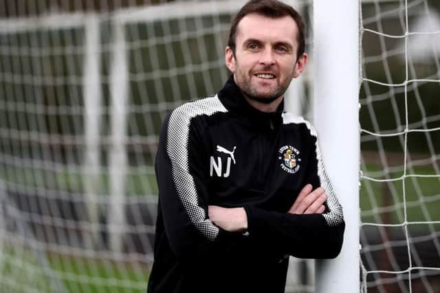 Former Albion player and coach Nathan Jones is back at Luton Town
