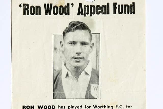 Newspaper cuttings showing the Ron Wood Appeal