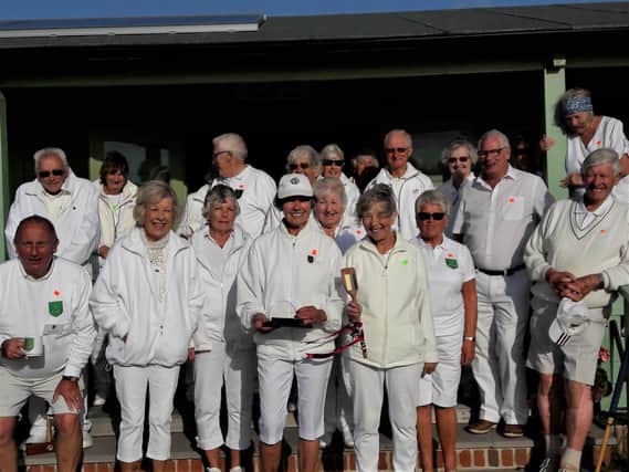 Last year's president's team-chairman's team tournament at Littlehampton Croquet Club