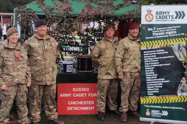 Sussex Army Cadet Force has 820 cadets and 194 adult volunteers at 25 locations across Sussex