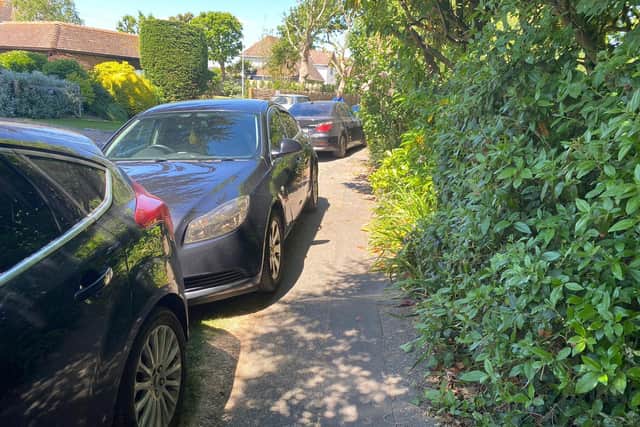 The warning was ignored by some people who parked on narrow, residential streets