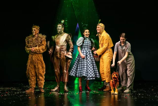 Lewis Renninson, Isaac Sturge, Polly Maltby, Harvey Lodge and Jessie Page-Smith in Chichester Festival Youth Theatre's production The Wizard of Oz. Picture: Pete Jones