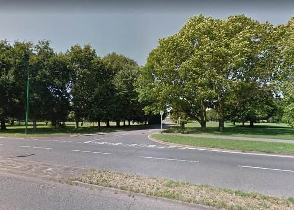 Pub in the Park wants to hold an event next to Chichester College on green spaces either side of Swieqi Road (Photo from Google Maps Street View)