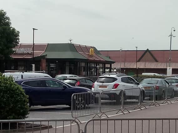 Lottbridge Drove McDonald's on Wednesday (June 3) - photo by Kerry Stevens