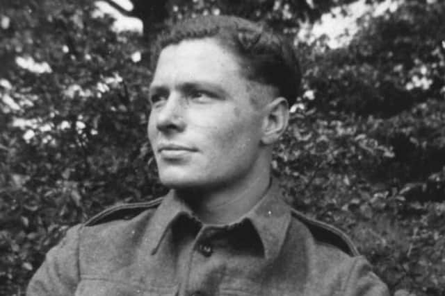 Young Len in the Royal Army Service Corps