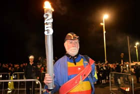 Keith Leech, President of the Hastings Borough Bonfire Society