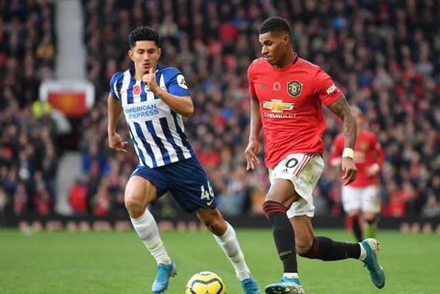 Brighton are due to welcome Manchester United to the Amex on matchweek 32