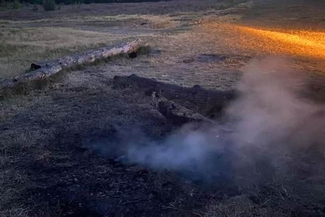 Out of control campfire in South Downs village sparks warning