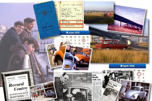 Montage of memories from Stephen Paul Hardy and his family of Worthing in the 1970s