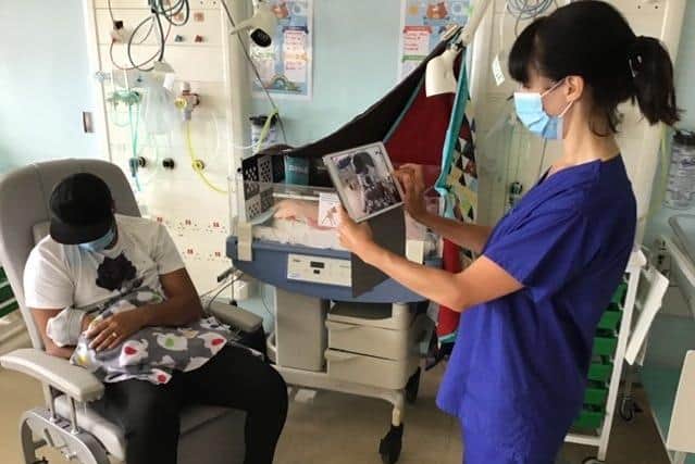 Staff are trained to use the new system at special care baby units in Brighton and Haywards Heath