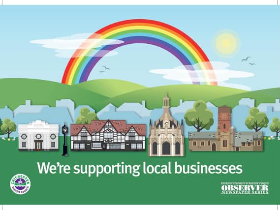 We're supporting local businesses