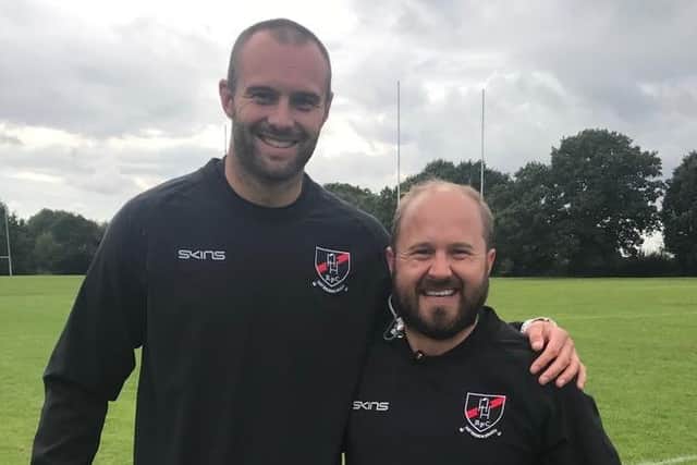 Once the RFU allows grassroots rugby to restart, Ross Chisholm, Jim Taylor (pictured) and Martin McTaggart will be making sure training at Heath continues to be fun for all