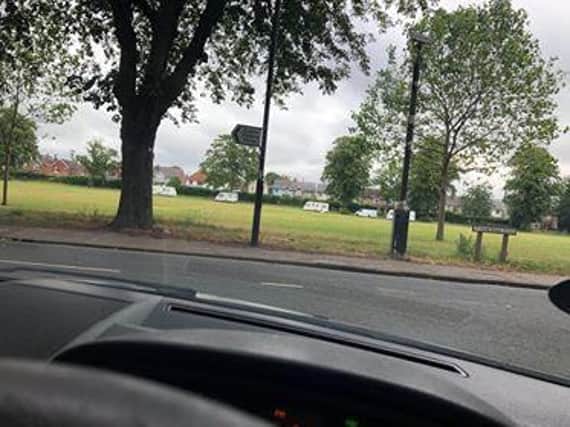 Chichester District Council said it isliaising with the county council and the policeafter the travellers' arrival onNew Park Road on Sunday night