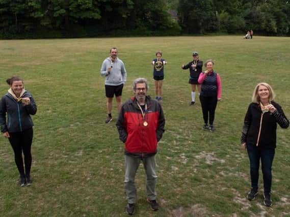 Members of the Haslemere club's Get Up And Run group