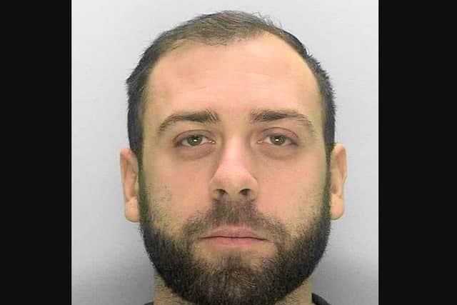 Adam Arnold, 32, unemployed, of Webb Close, Crawley. Picture: Sussex Police