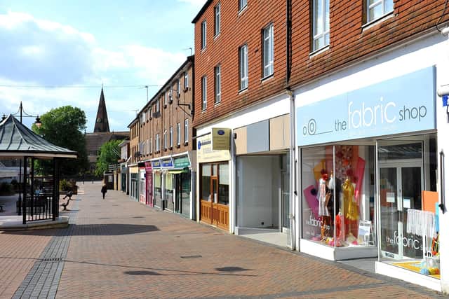 Church Walk, shops in Burgess Hill. Picture: Steve Robards
