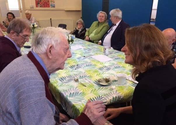 Gillian Keegan MP at a Chichester Lunch Club visit in 2018