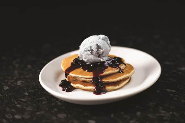 Frankie and Benny's blueberry pancakes