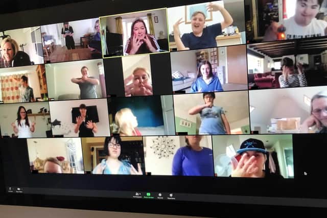 One of the Think18 drama sessions via Zoom