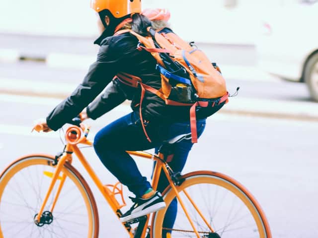 A cyclist. Picture via Pixabay