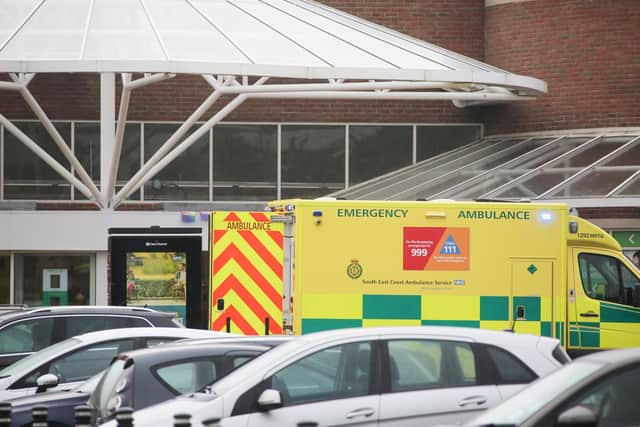Emergency services have been pictured at the Sainsbury's store on Westhampnett Road