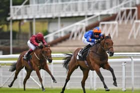 Lullaby Moon ridden by Charles Bishop wins the Coral Beaten by a Length Free Bet EBF Fillies Novice Stakes / Picture: Getty