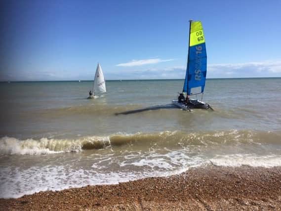 Back in the water at Bexhill Sailing Club