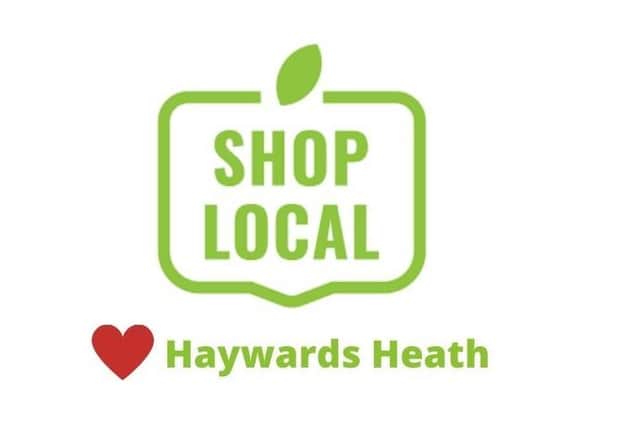 Shop Local Haywards Heath campaign logo. Picture: Haywards Heath Town Council