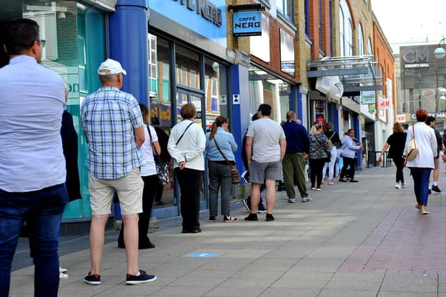 Crawley town centre's shops reopened last week, but economic pain could be around the corner