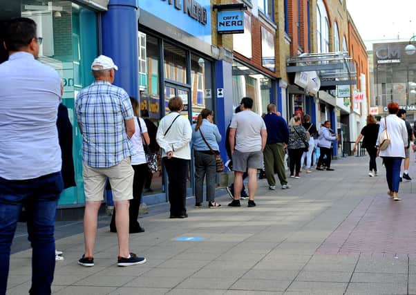 Crawley town centre's shops reopened last week, but economic pain could be around the corner
