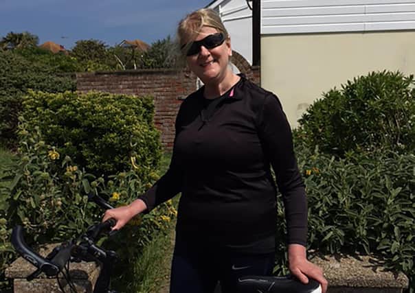 Fiona Sayers, Advance d Nurse Practitioner in Sussex, with her free bike, which was renovated after being abandoned at a Southern stations SUS-200615-142548001