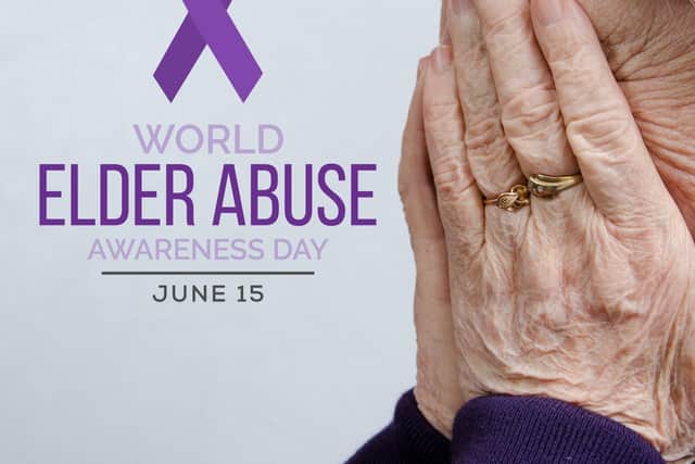 Monday (June 15) is World Elder Abuse  Awareness Day SUS-200615-150103001