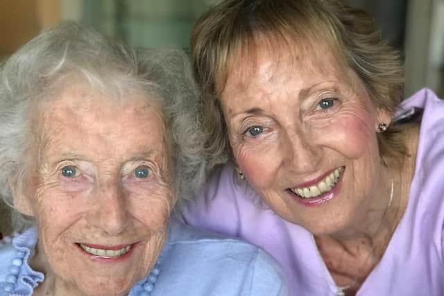 Dame Vera Lynn at 103, with her daugher Virginia Lewis-Jones