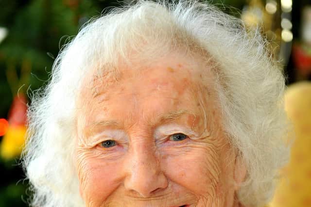 Dame Vera Lynn at home in Ditchling aged 97. Picture: Steve Robards