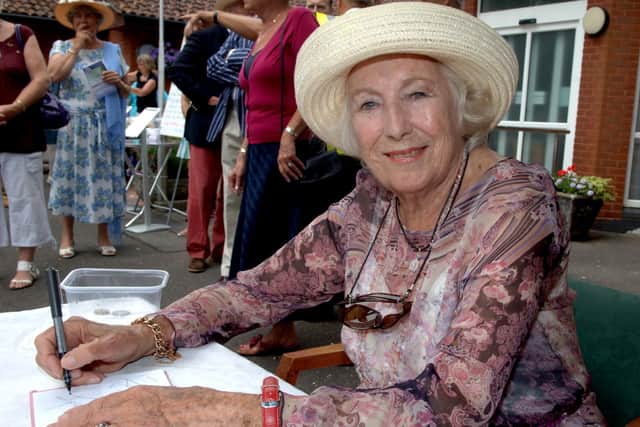 Dame Vera Lynn at Care for Veterans Gifford House open day in Worthing. Photo by Gerald Thompson