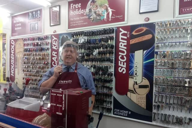 Pete Twigg at Timpson's