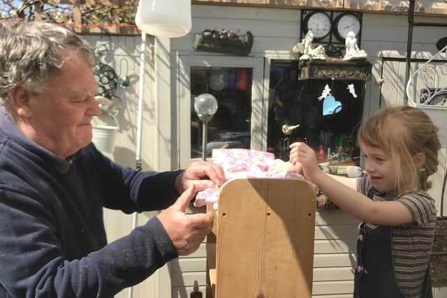 The family of a man who died following an accident at Littlehampton Harbour on May 24 are looking for the woman who tried to save his life. Ian Mayo, pictured with his granddaughter Emma Mawdsley.