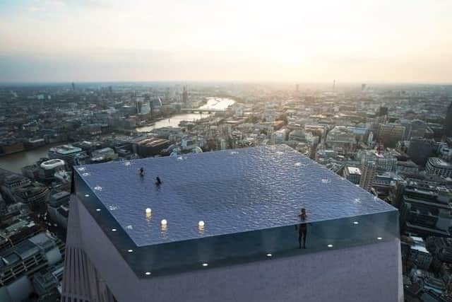 Compass Pools designed a death-defying pool 200 metres above London's skyline SUS-200617-151528001