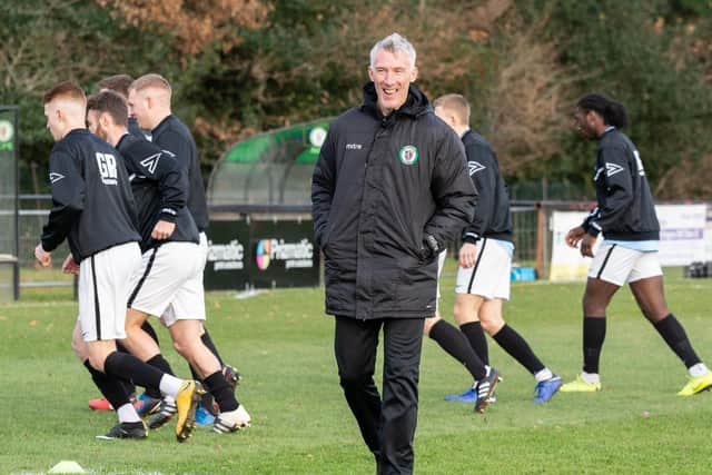 Burgess Hill Town boss Jay Lovett. Picture by Chris Neal